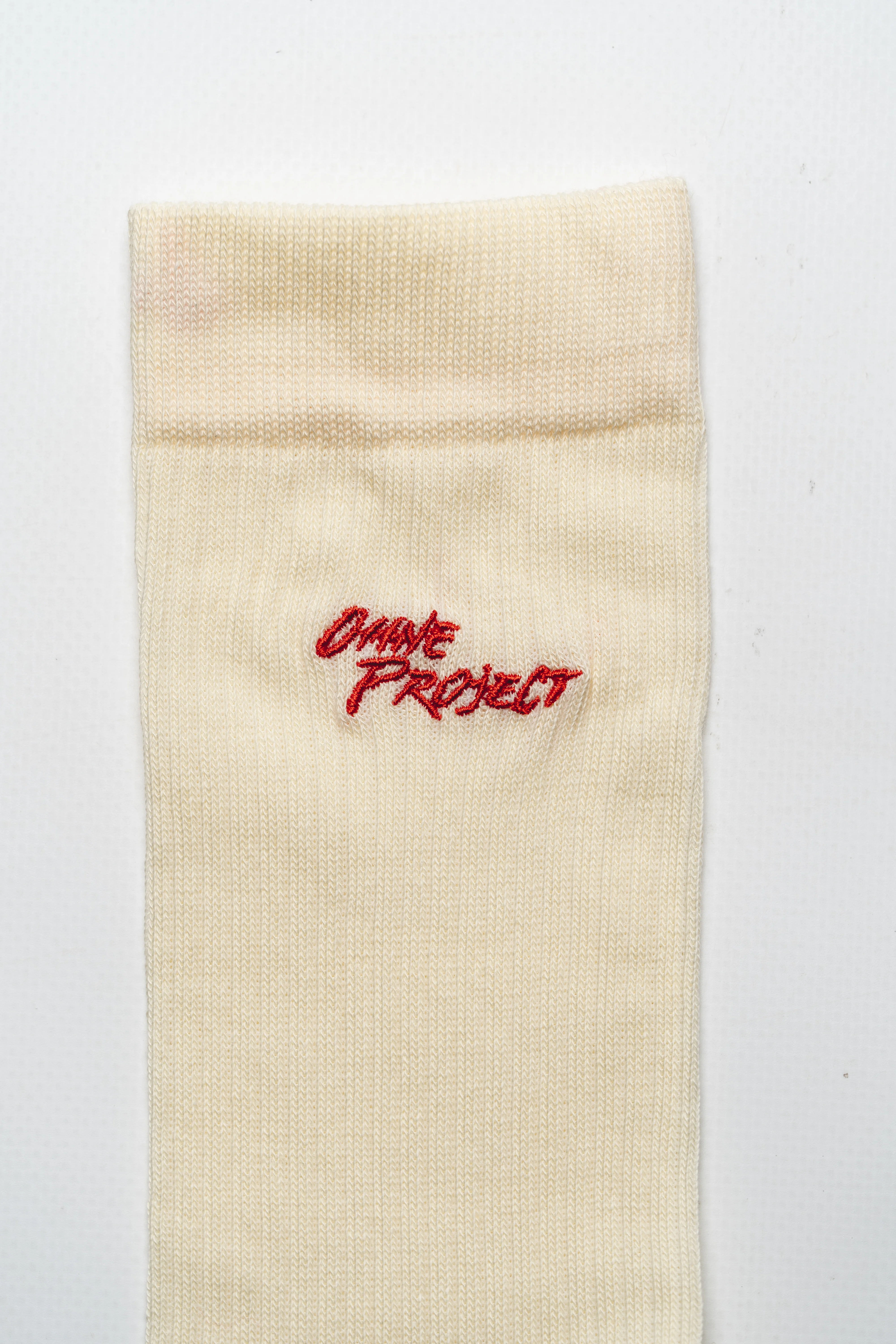 BAREFOOT CLASSIC SOCKS CREAM / RED - Image 3