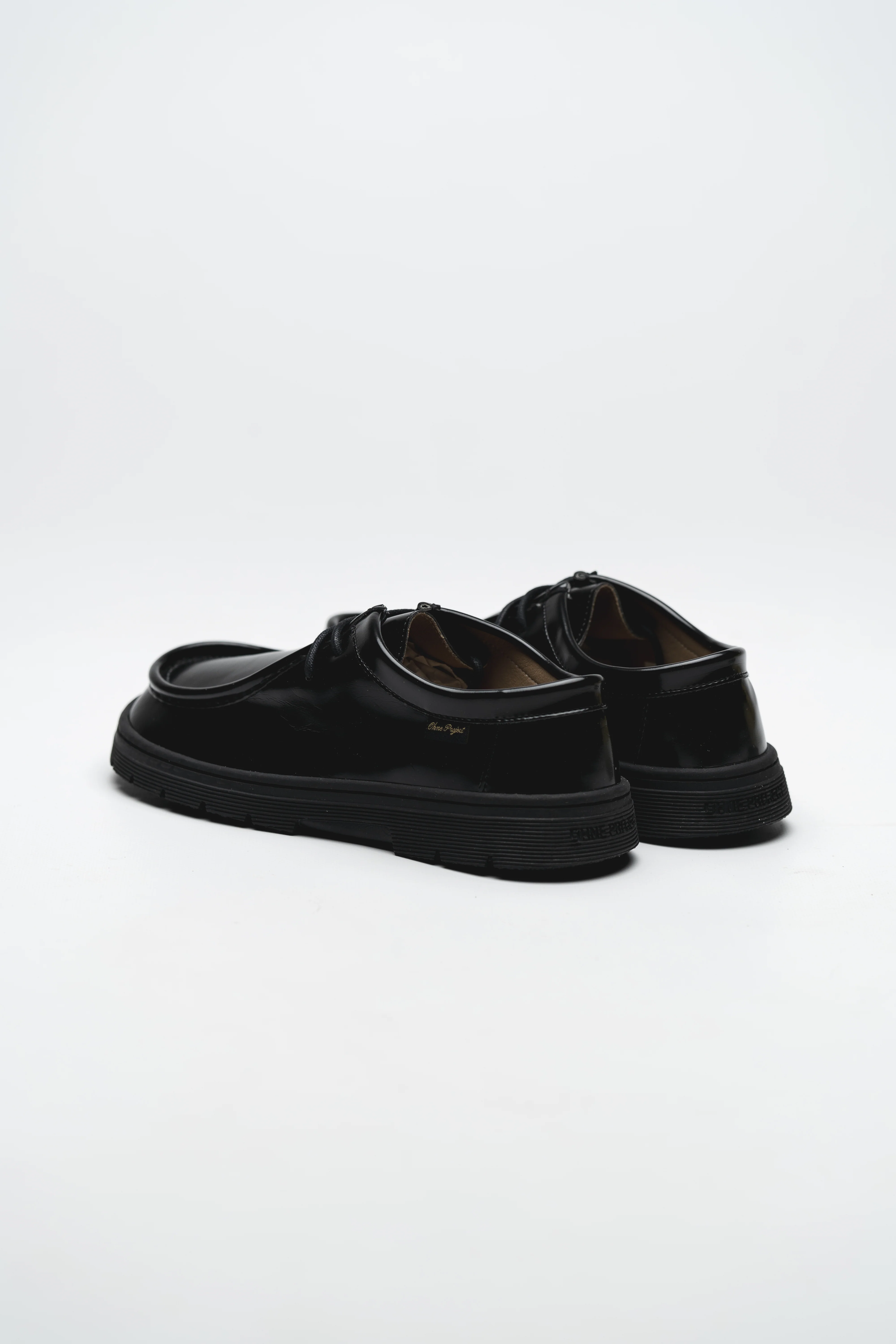 BAREFOOT LACE-UP SHOE MILOS GLOSSY BLACK - Image 5