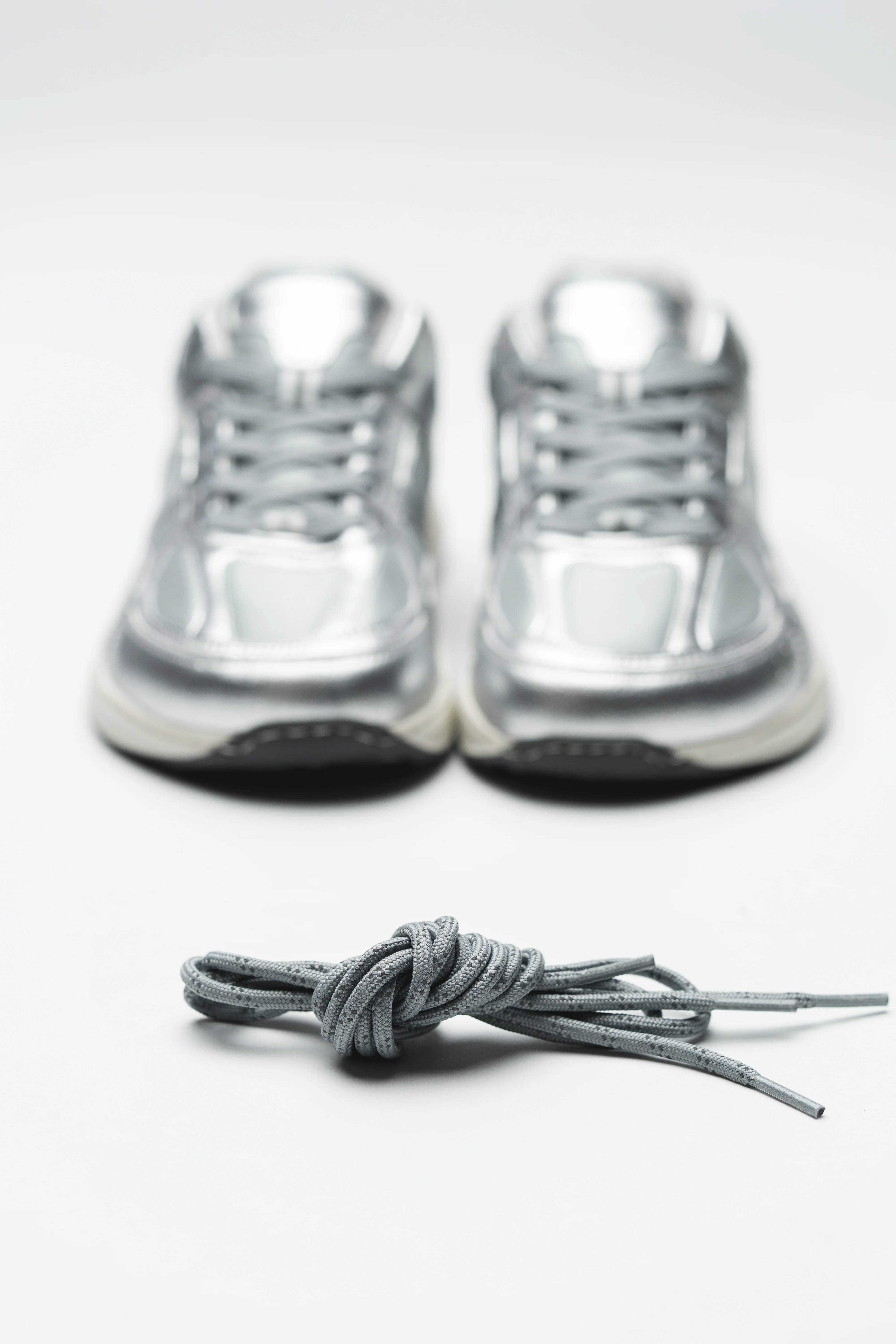 BAREFOOT SNEAKER RETRO RUN FULL SILVER - Image 4