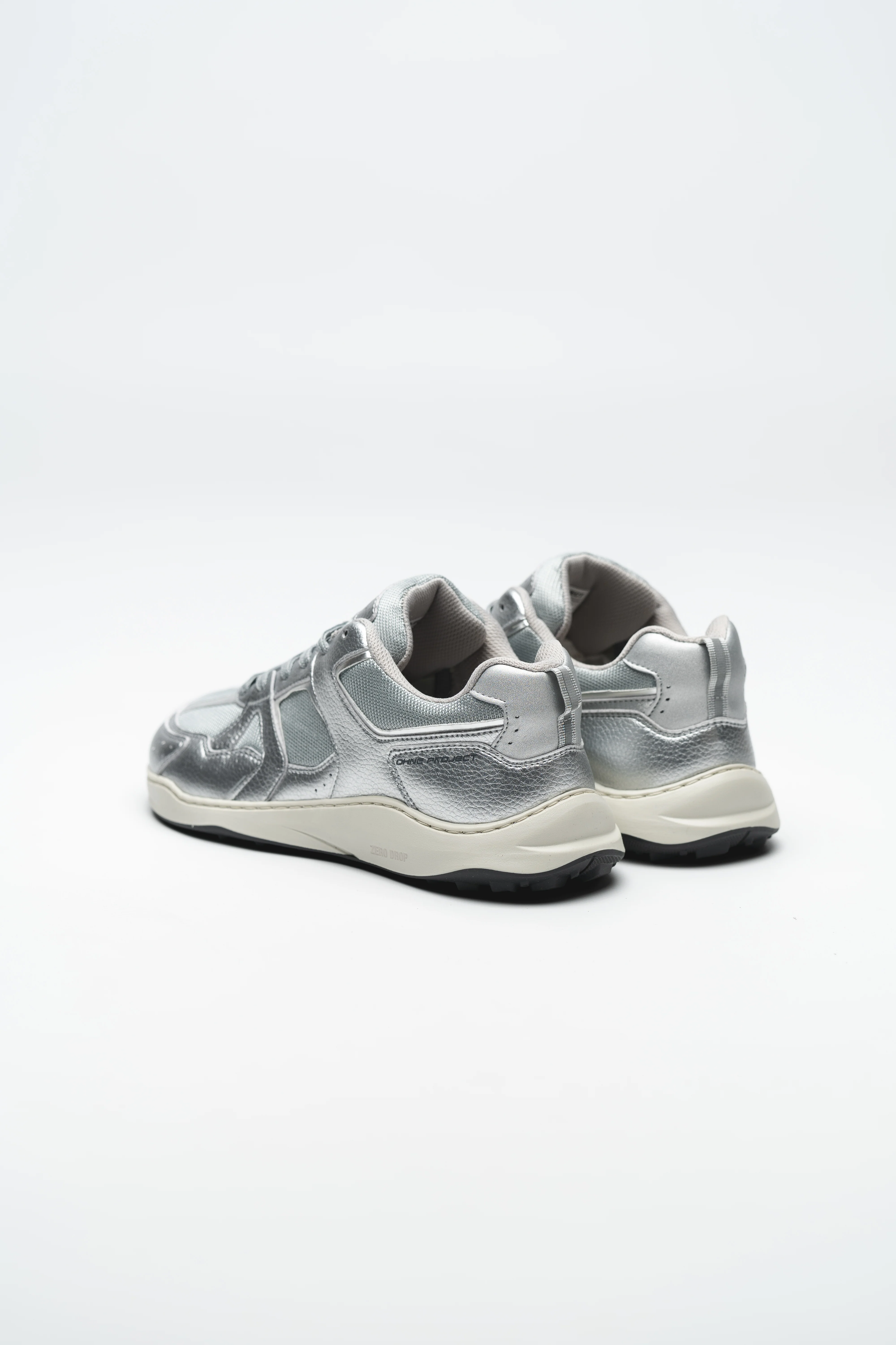 BAREFOOT SNEAKER RETRO RUN FULL SILVER - Image 6