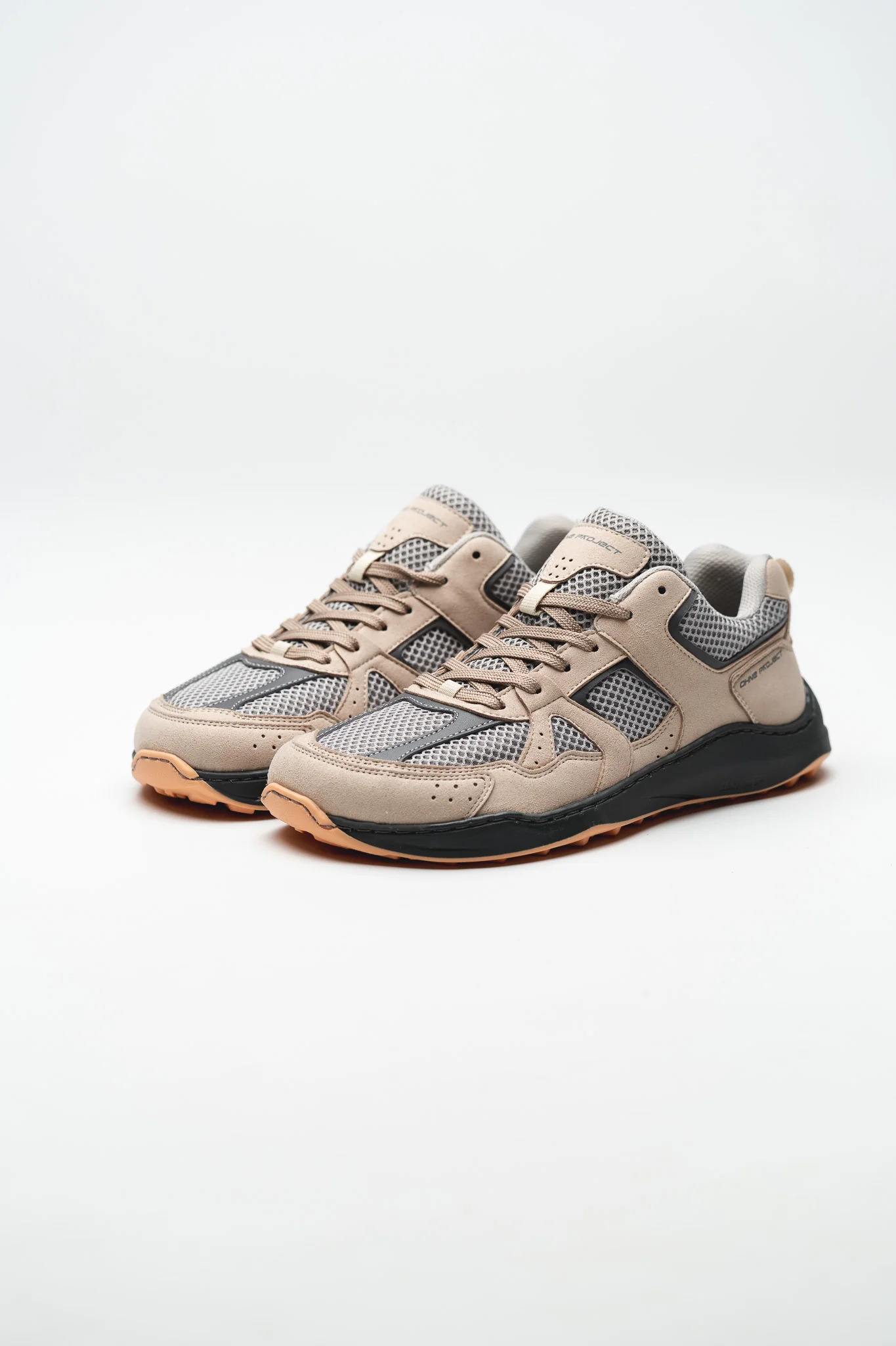 BAREFOOT SNEAKER RETRO RUN NUDE - Image 3