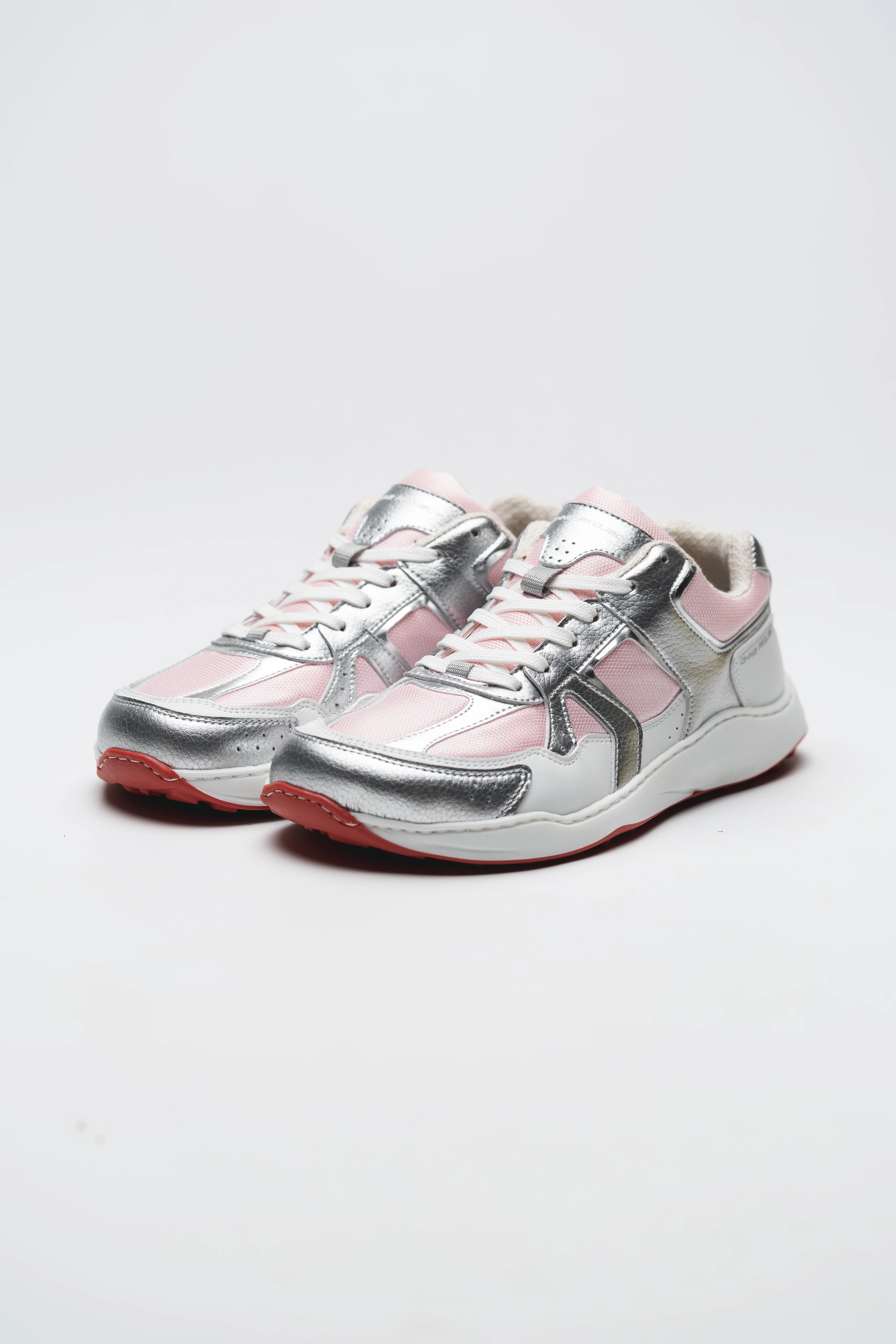 BAREFOOT SNEAKER RETRO RUN SILVER PINK - Image 3