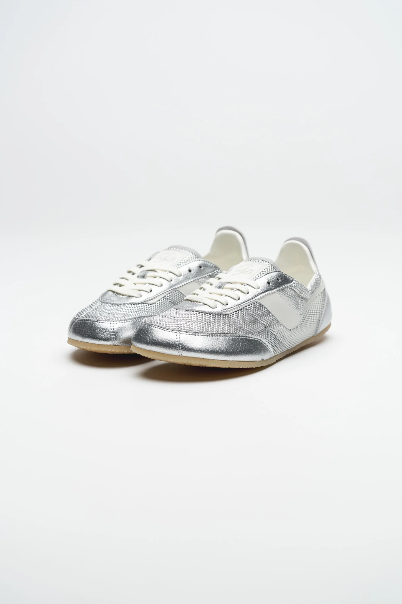 BAREFOOT SNEAKERINA KIMA SILVER MESH - Image 6