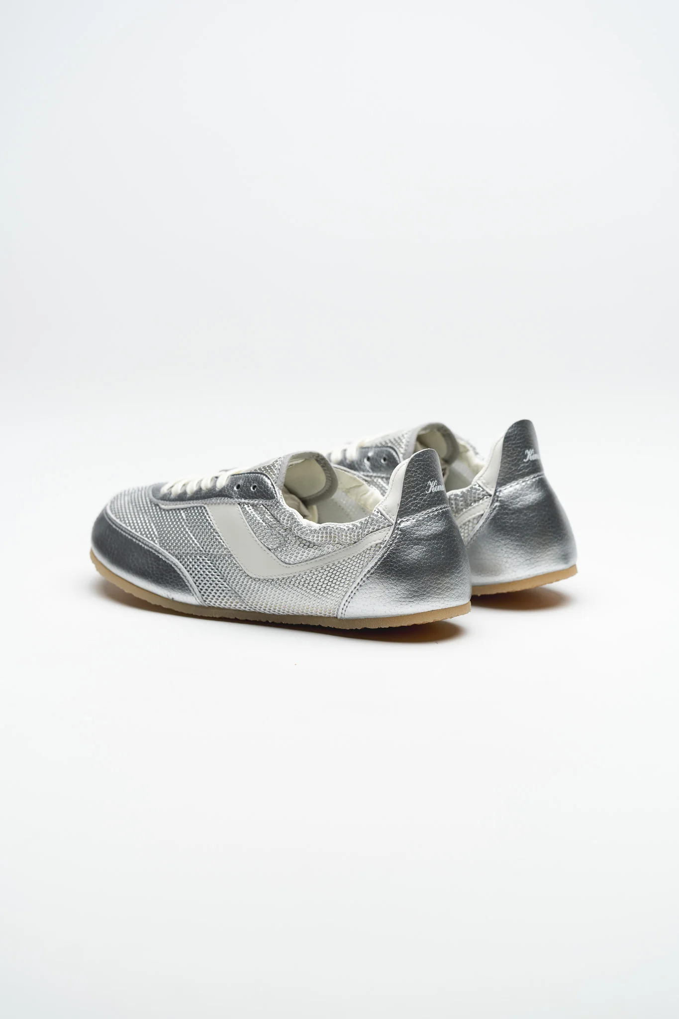 BAREFOOT SNEAKERINA KIMA SILVER MESH - Image 8