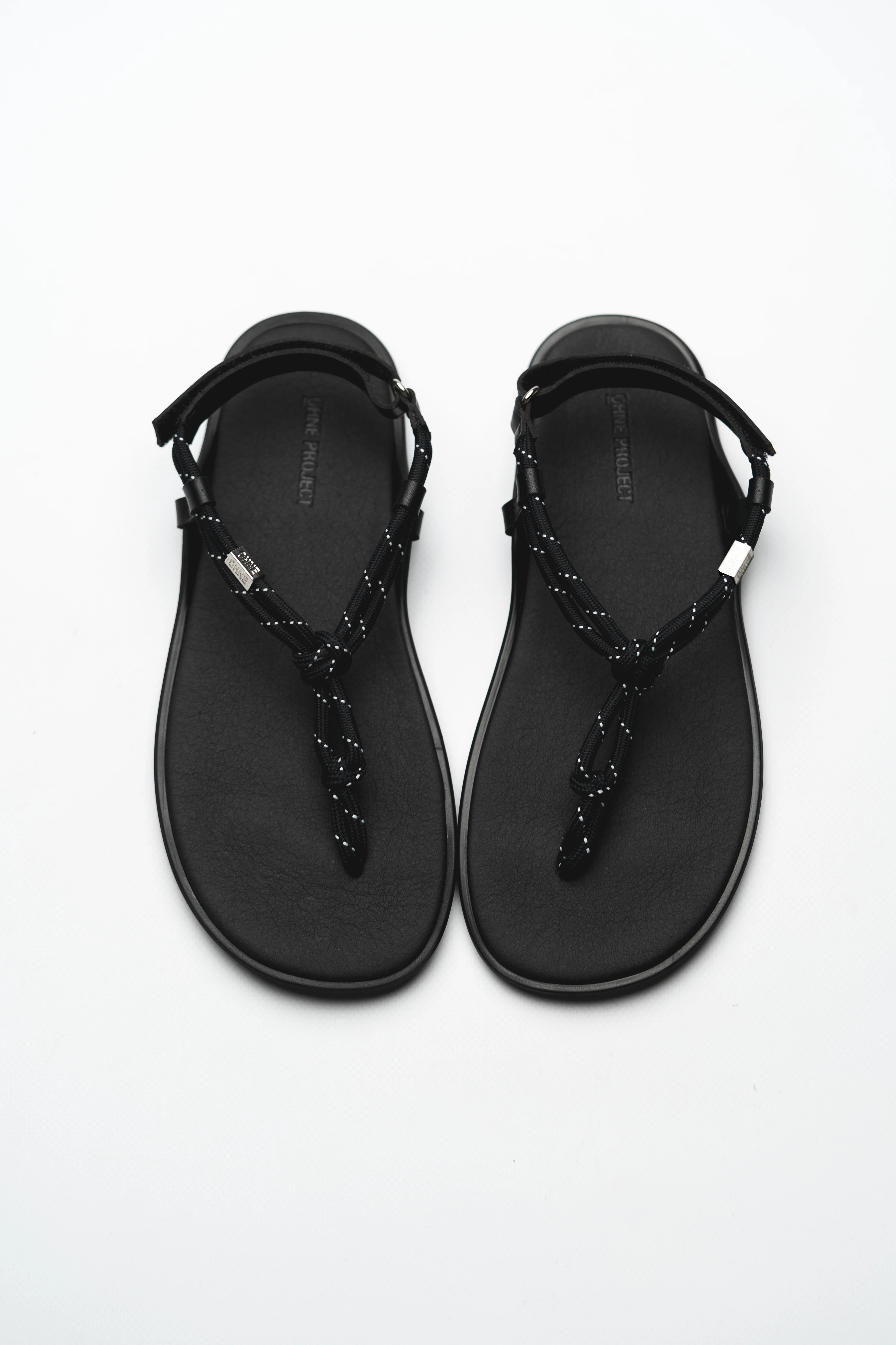 CORD BAREFOOT SANDAL TULUM BLACK - Image 7